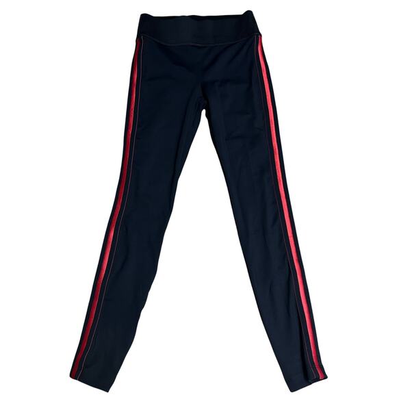Koral Women's Black with Red Stripes High Rise Leggings - Size XS. - Picture 1 of 7